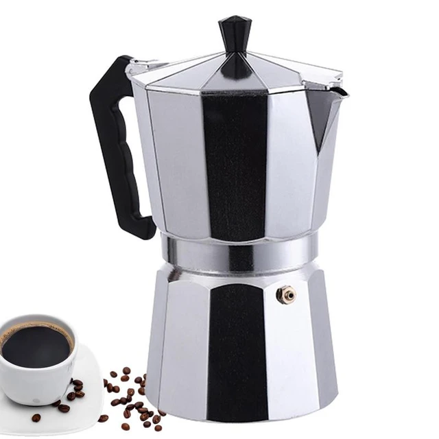 Coffee Pot,Classic Brewed Cafeteras Stovetop Espresso Italian American  Style Coffee Maker,1~12 Cups(50~600 ML) , Aluminium Pot - AliExpress