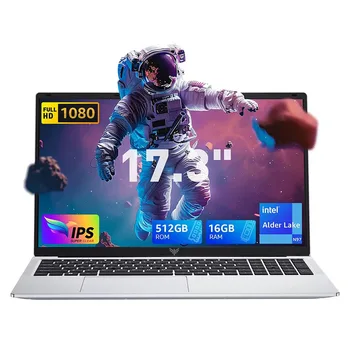 ACEMAGIC Laptop 17.3'' FHD Intel Alder Lake N97 up to 3.6GHz 16GB DDR4 512GB SSD with Windows 11 1