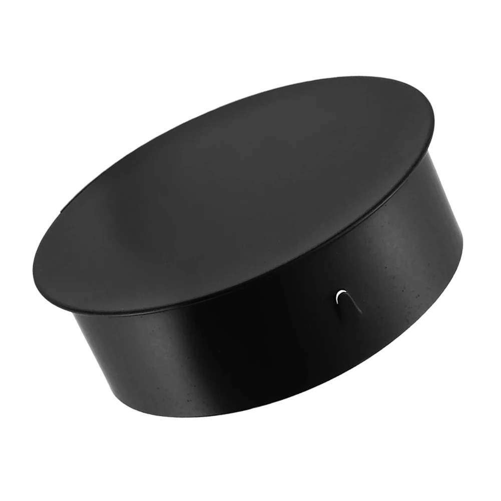 Chimney Hole Cover Stove Pipe Cover 50-200MM Chimney Stainless Steel Black Stove Pipe Heating Parts