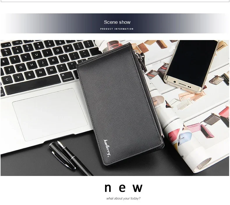 Herren Langbörse Mit Kartenfächern Und Schlankem Design_voghion.com