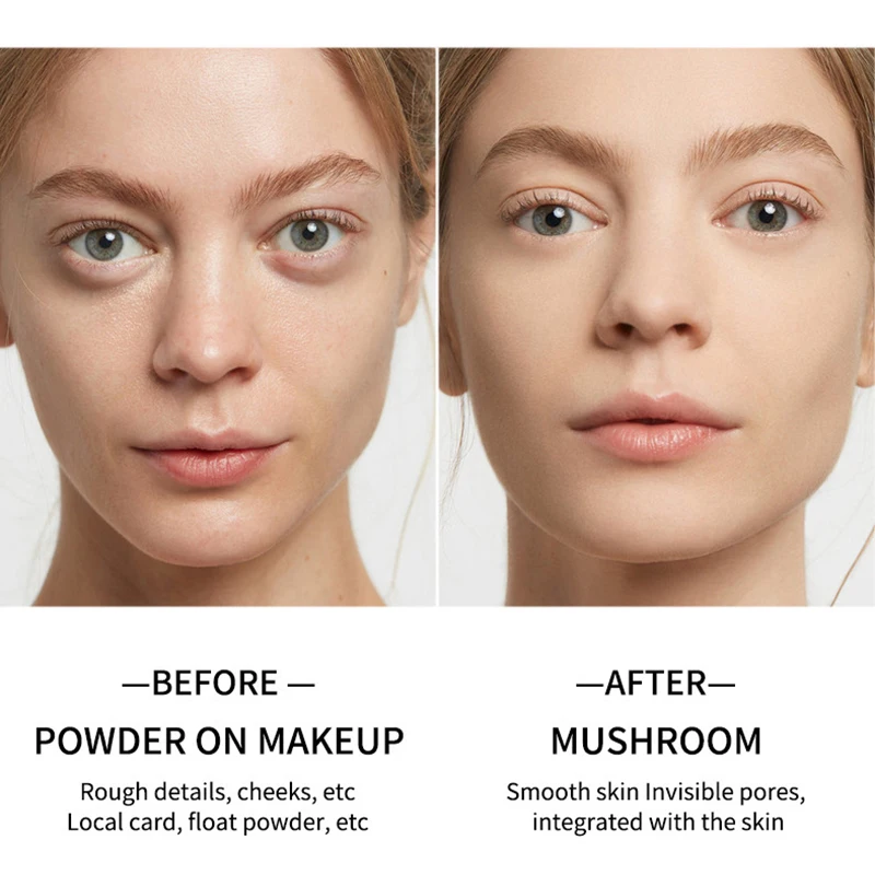 Magic Foundation Mushroom Head Air Cushion CC Cream Waterproof Brighten Foundation Cream Women Face Korean Cosmetics Base Makeup liquid foundation,cc cream,makeup cosmetics,cushion foundation,waterproof foundation,air cushion bb cream,air cushion cream,makeup cream