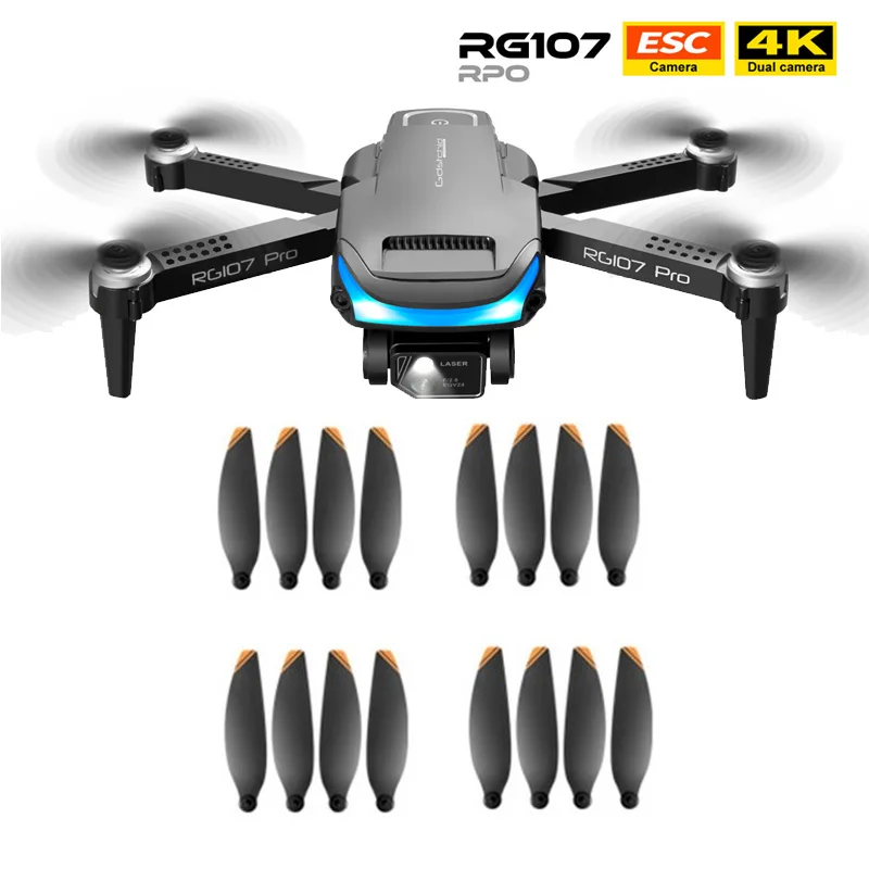 

RG107 Pro Wifi FPV Drone Original Propeller Props Maple Leaf Blade Wing Spare Part RG107PRO Quadcopter Rotor Accessory 8PCS/Set