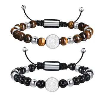 Saint Benedict Beaded Bracelet 1