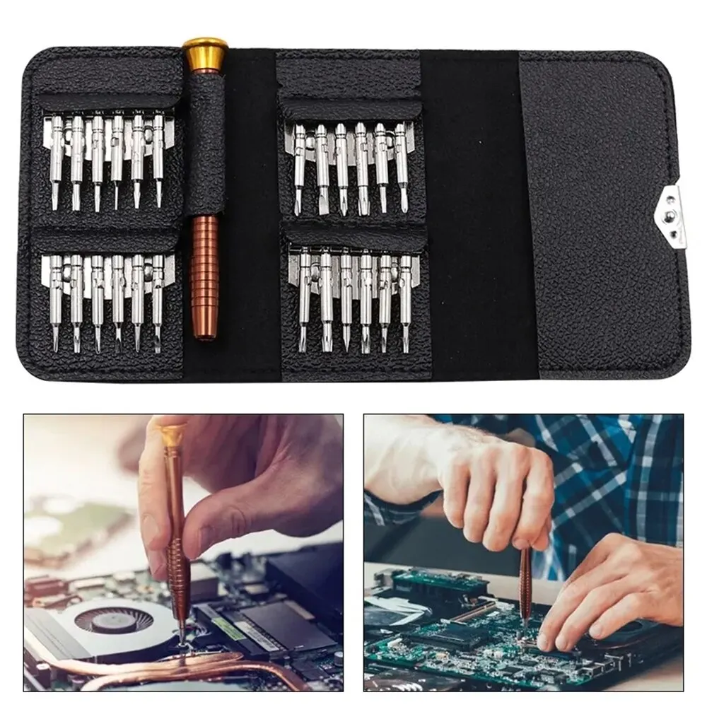 Screwdriver set Mini Precision Screwdriver Set 25 in 1 Electronic Torx Screwdriver Opening Repair Tools Kit for iPhone Camera Watch Tablet PC