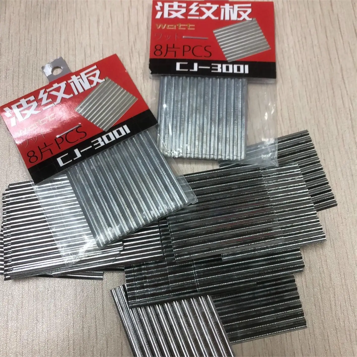 8PCS 1:35 Corrugated  Tile Wall Sheet Building For Military Scene Modeling Materials Assembled Diorama Layout Kits Toy 2