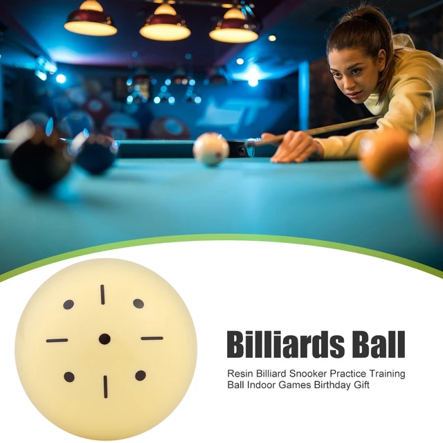 Boule de billard de 57 mm, Cue Ball Cadeau Accessoires Billard Entraînement  intérieur Standard Table de billard Pratique