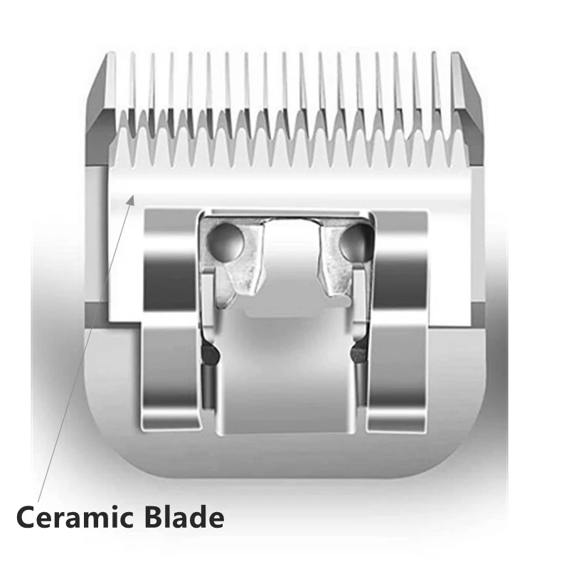 Pet Dog Grooming Detachable Ceramic Blade Compatible with Andis Oster A5 Wahl KM Series Animals Clippers 6.3mm/1/4&rdquo; (size 5FC) barber hair clipper blade pet grooming clipper