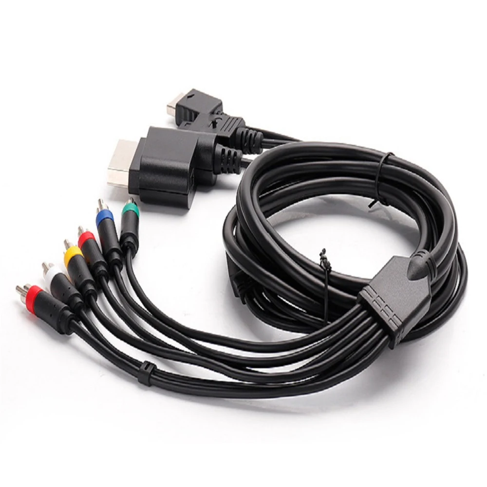 20pcs 1.8m Multi Component AV Cable S Video cord For WII/WIIU/PS2/PS3