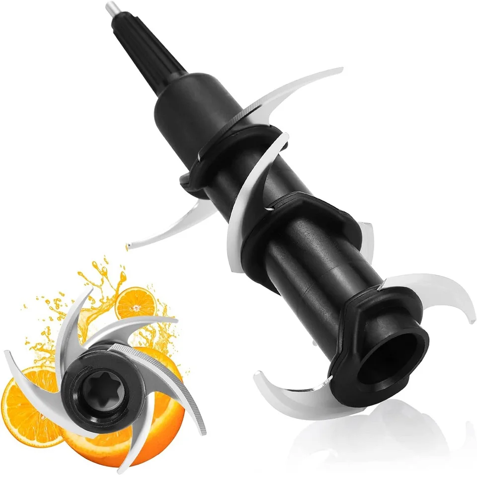 6-Blade Replacement For Ninja Blenders – Fits BL500, BL770, BL910 & More, Stainless Steel