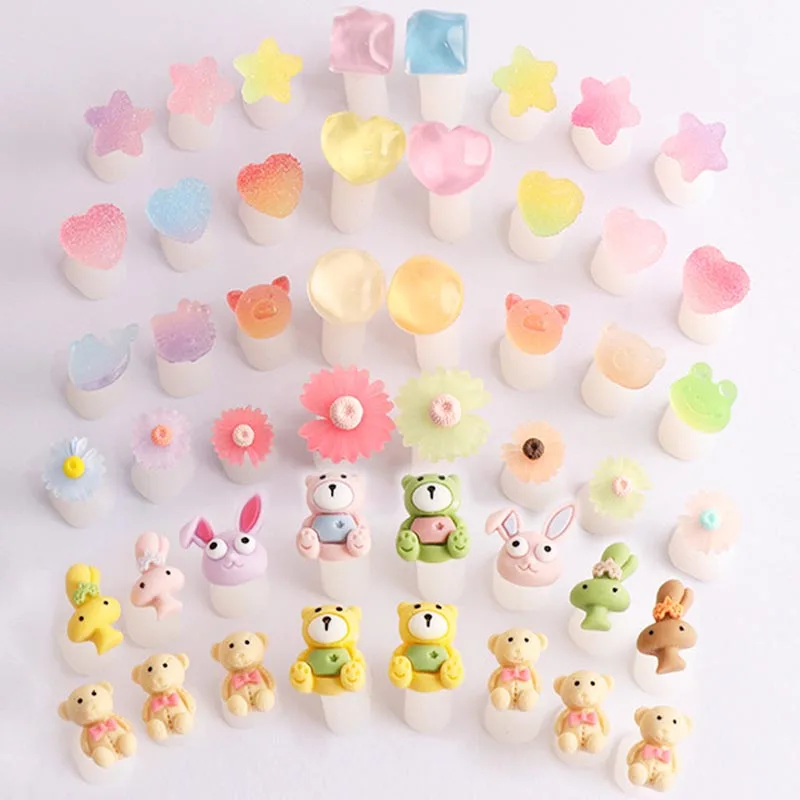 Candy Silicone Toe Separator Foot Finger Divider Form Manicure Pedicure Care Nail Art Tool Daisy Flower Holder Accessory 8Pcs nail art tools,toe separators,toe spreader,finger toe separator