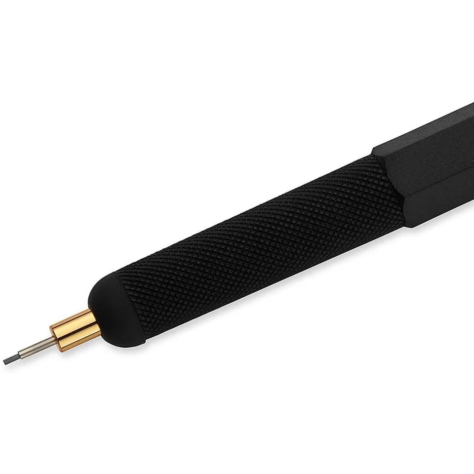 ROtring 800 Retractable Mechanical Pencil 0.5mm Black Silver