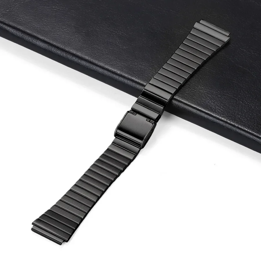 Universal Slim Stainless Steel Metal Watch Strap, 18-20mm