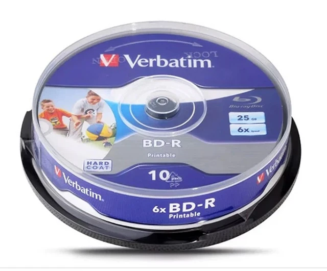 Verbatim BD-R 25GB Blu-ray Registrabile - Confezione Da 5 Dischi, Velocit&agrave; 6X