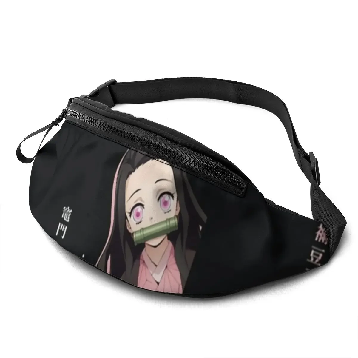 

Nezuko Waist Bag Fishing Fisherman Waist Pack Polyester Print Bag