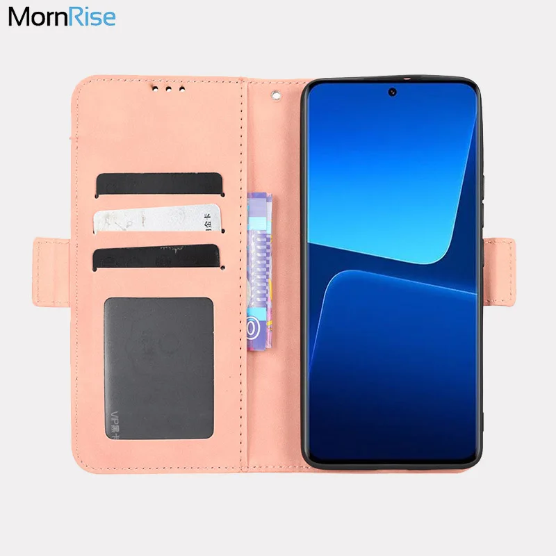 

Чехлы-бумажники для Xiaomi MI 13 / 13 Pro, кожаный чехол-книжка с магнитной застежкой и отделением для карт