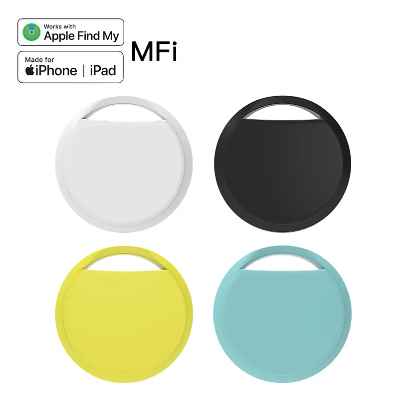 Bluetooth GPS Tracker for Personal Items and Pets - Anti-Lose Locator with iOS Find My App Compatibility