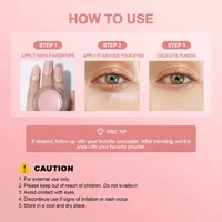 Correcteur éclaircissant hydratant pour le dessous des yeux, contour rose crémeux, couverture complète, longue durée, correcteur des yeux, maquillage des cerfs 5