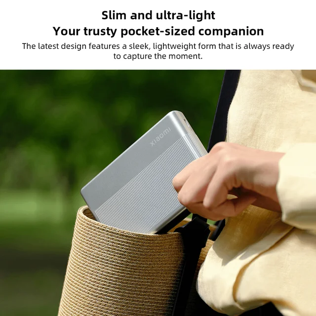 Xiaomi ポータブルフォトプリンター 1S スマホの写真をどこでもプリント！ポケットサイズで持ち運び簡単