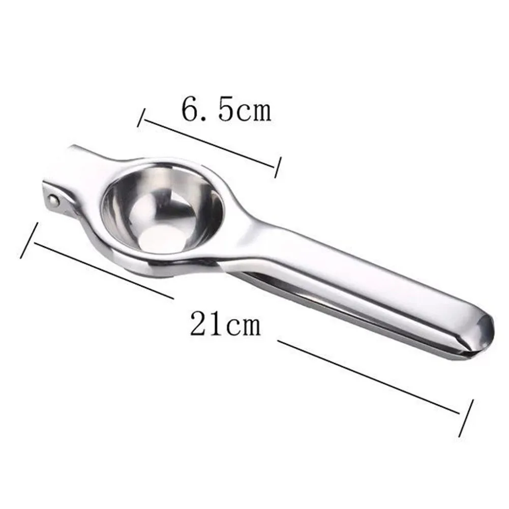 Stainless Steel Lemon Squeezer Bottle Opener 20.5*6.7cm For Lime Juicer Clip Fruit Orange Citrus Manual Bar Furniture Tool