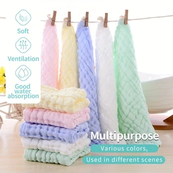 Soft Muslin Baby Washcloths 1