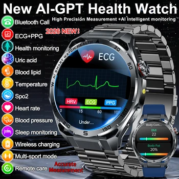 2026 New ECG+PPG Body Fat Analysis Health Smart Watch 1