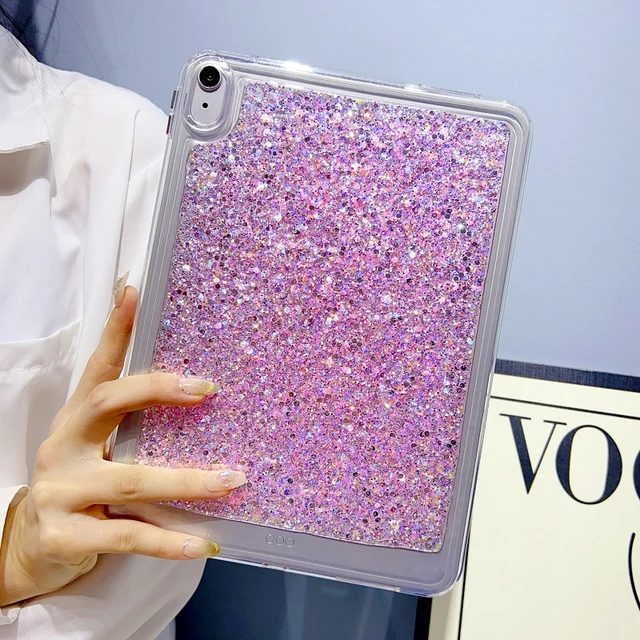 Glitter Tablet Case For Samsung Galaxy S7 S8 11 Galaxy Tab S6 Lite 10.4 A8  10.5 A7 10.4 Pink Bling Protective Cover Accessories - Tablets & E-books  Case - AliExpress