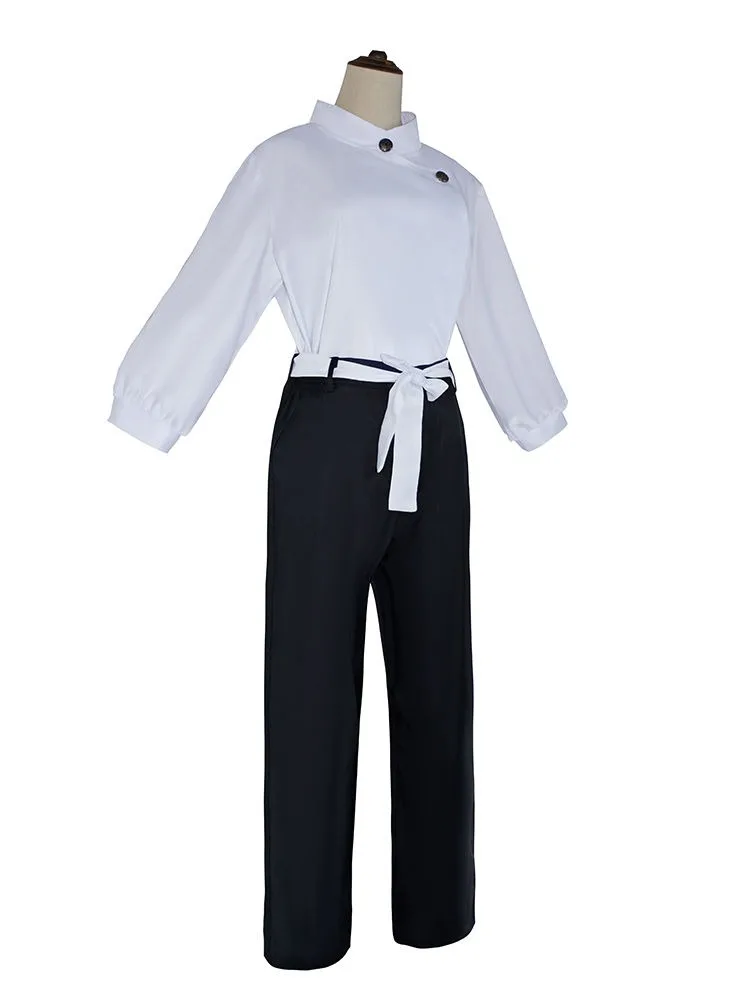 Jujutsu Kaisen Yuta Okkotsu White School Uniform Cosplay Costume