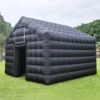 Inflatable Cube Disco Black Tent Big Mobile Portable Inflatable Night Club Tent House Pavilion For Backyard/Club Wedding Party 4