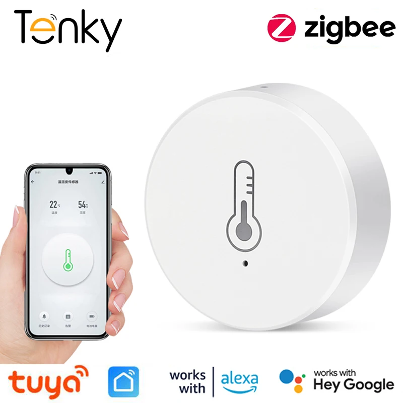 Tuya ZigBee Smart Temperature And Humidity Sensor Battery Powered