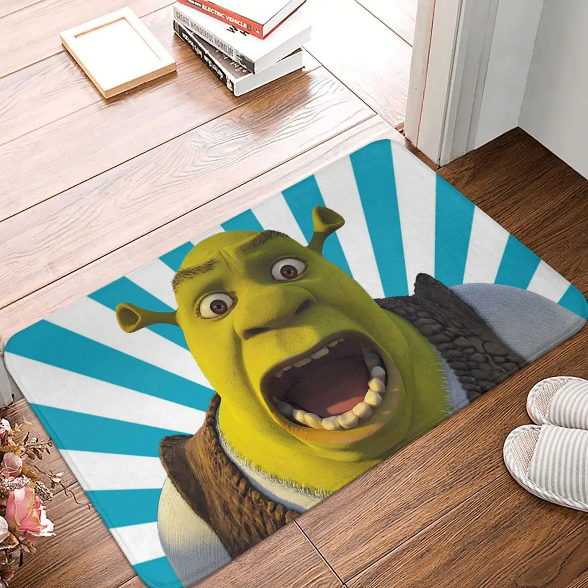 Shrek o terceiro capacho tapete tapete de pé tapete de banho antiderrapante  wc varanda salão durável lavável - AliExpress