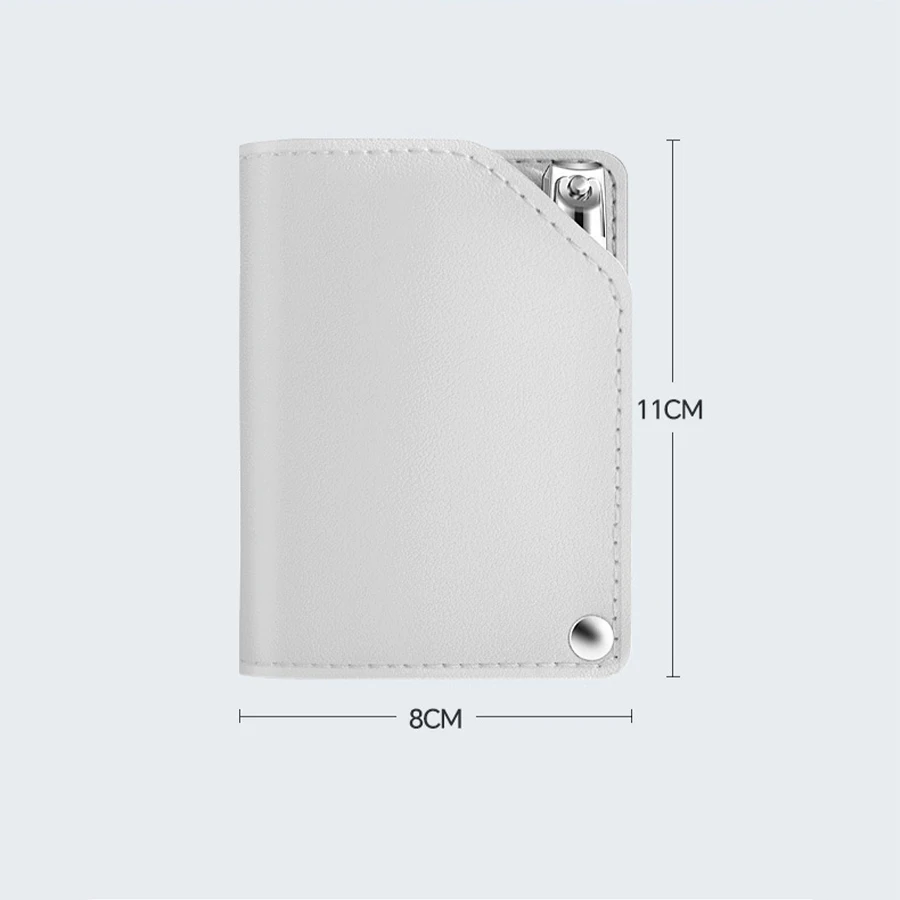 매니큐어 세트 전문 손톱깎이 키트, 휴대용 가죽 케이스 포함 네일 케어 도구, 나노미터 네일 파일, 4 개