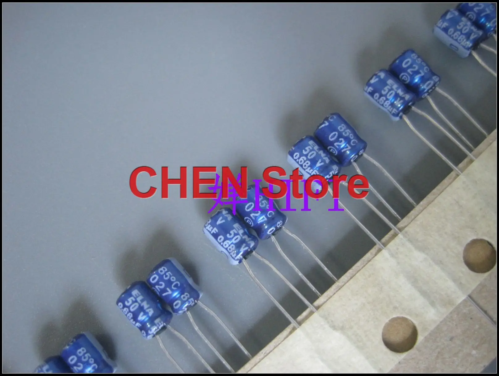

20PCS/50PCS Malaysia ELNA blue robe 0.68uf 50v RC2 50V0.68UF 4X5MM audio electrolytic capacitor 0.68uF/50V Ultra small volume