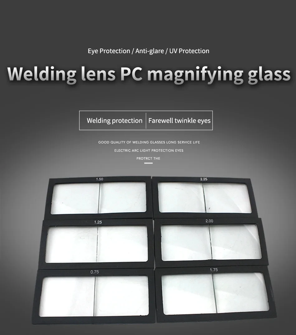 Welding tools 1.0/1.5/2.0/2.5/3.0 Diopter Welding Helmet Mask Glass Magnifier Lens Eye-Protecting Welder Glasses welding helmet lens welding glasses welding helmet