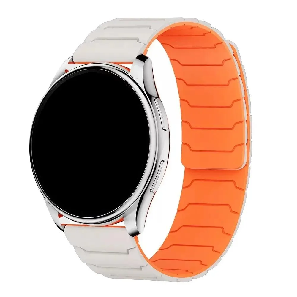 Magnetic Silicone Watchband Loop Strap Bracelet Belt