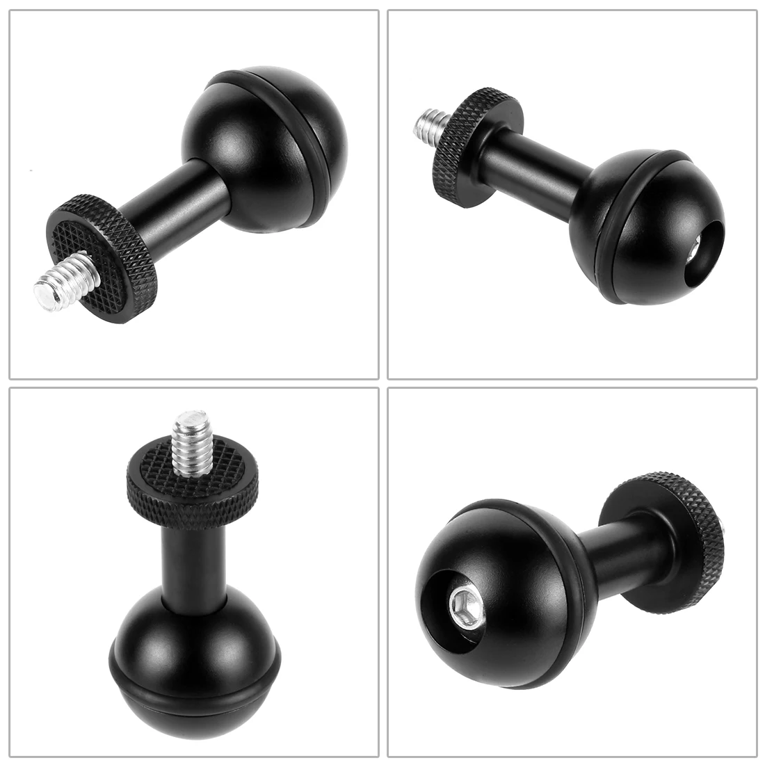 Tauchen Tablett Dual Griff Grip Expansion Lift Up Mount Aluminium Handheld LED Blitzlicht Halterung DSLR Unterwasser Fotografie Werkzeug – Detail 12