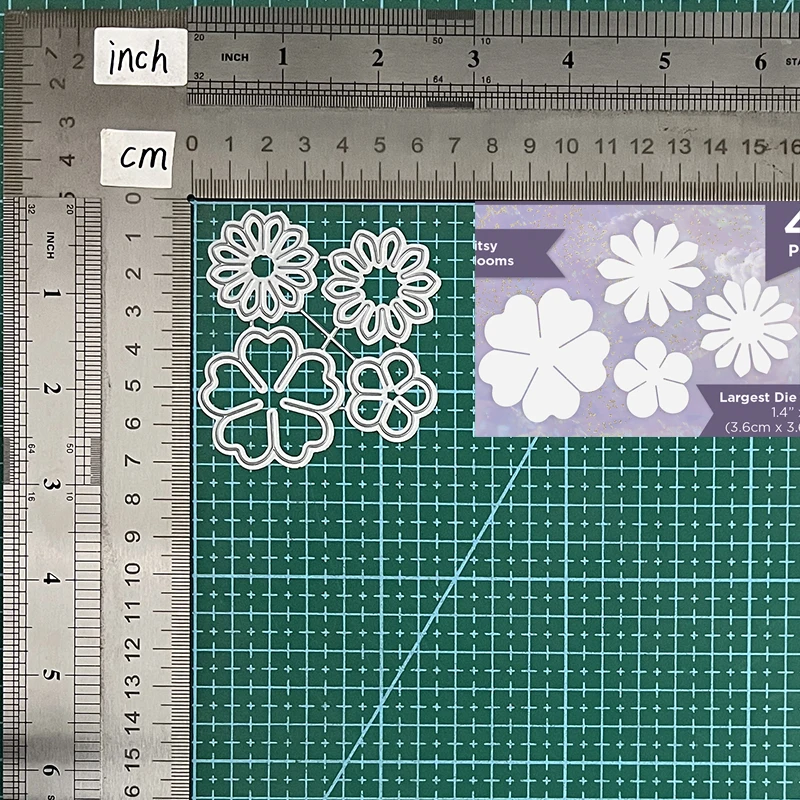 

2023 New Metal Cutting Dies 4pc flower die cut For DIY Scrapbook Cutting Die Paper Cards Embossed Craft Die Cut