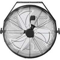 Simple Deluxe 24 Inch Industrial Wall Mount Fan 3 Speed Ventilation Metal Fan for Warehouse High Velocity Black Hot-sale Product 2
