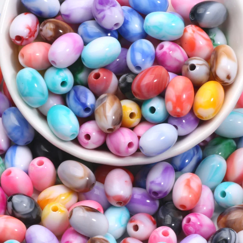 8x12mm 50pcs Colorful Oval Shape Acrylic Beads For Jewelry Making Loose 8x12mm-50pcs-colorful-oval-shape-acrylic-beads-for-jewelry-making-loose