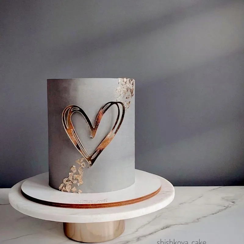 INS Wind Love Acrylic Wedding Party Cake Topper Valentine's Day Love Acrylic Side Cake Topper for Wedding Party Decoration cake topper cake toppers