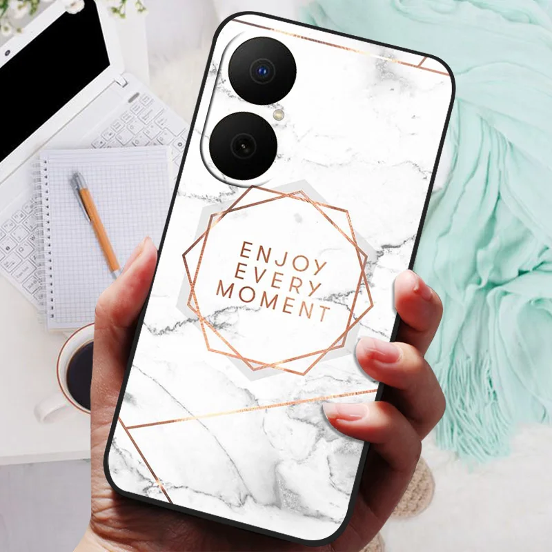 Silicon Back Cover Phone Case with Soft Bumper - Durable and Stylish Coque