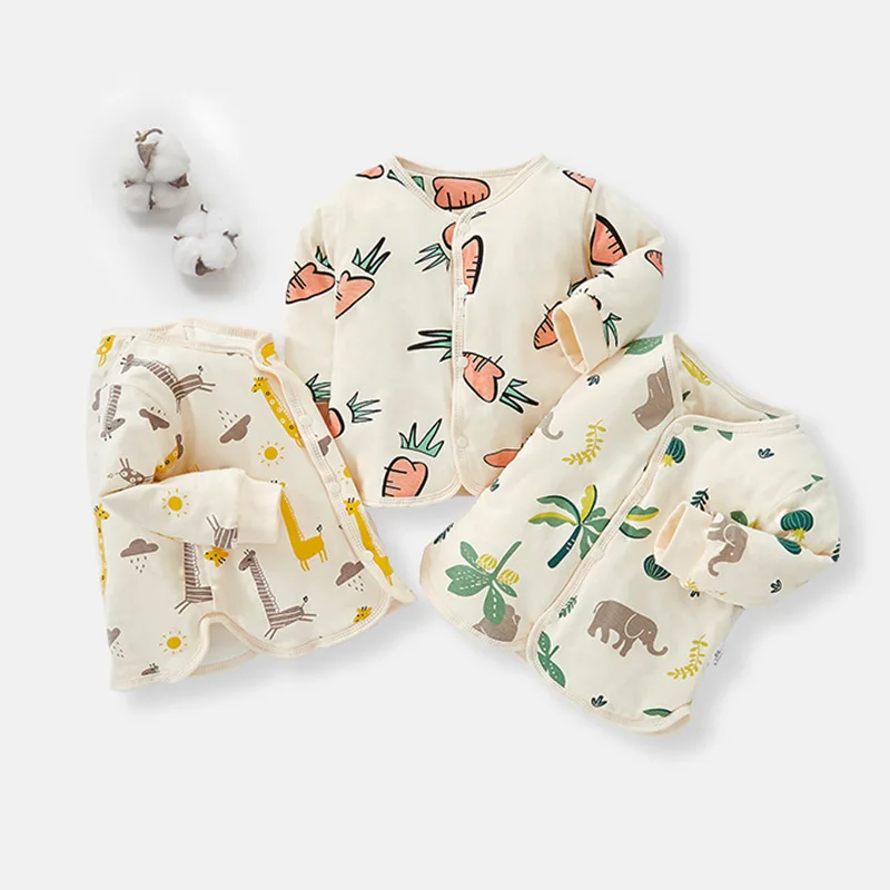 

Baby Autumn And Winter Clothes Baby Jacket Cotton Jacket Warm Cotton Jacket Foreign Baby Tops Children's Cotton Jackets