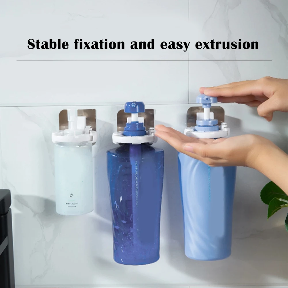 Bathroom Holder Shower Shampoo Rack Wall Mounted Clothes Rack Storage Free Punch Hook Storage Bathroom Accessories