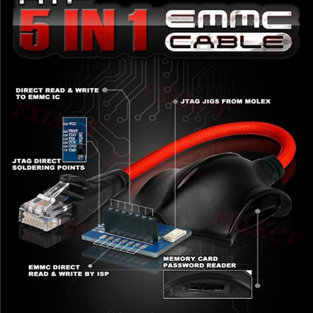 

Кабель Gsmjustoncct ATF 5 в 1 eMMC, бесплатная доставка