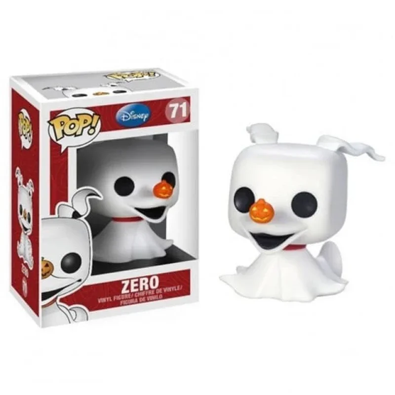thumbnail image 1 of FUNKO POP Disney Christmas Fright Night Toys ZERO #71 Figura de acción de vinilo Modelo Juguetes para regalos, 1 of 5
