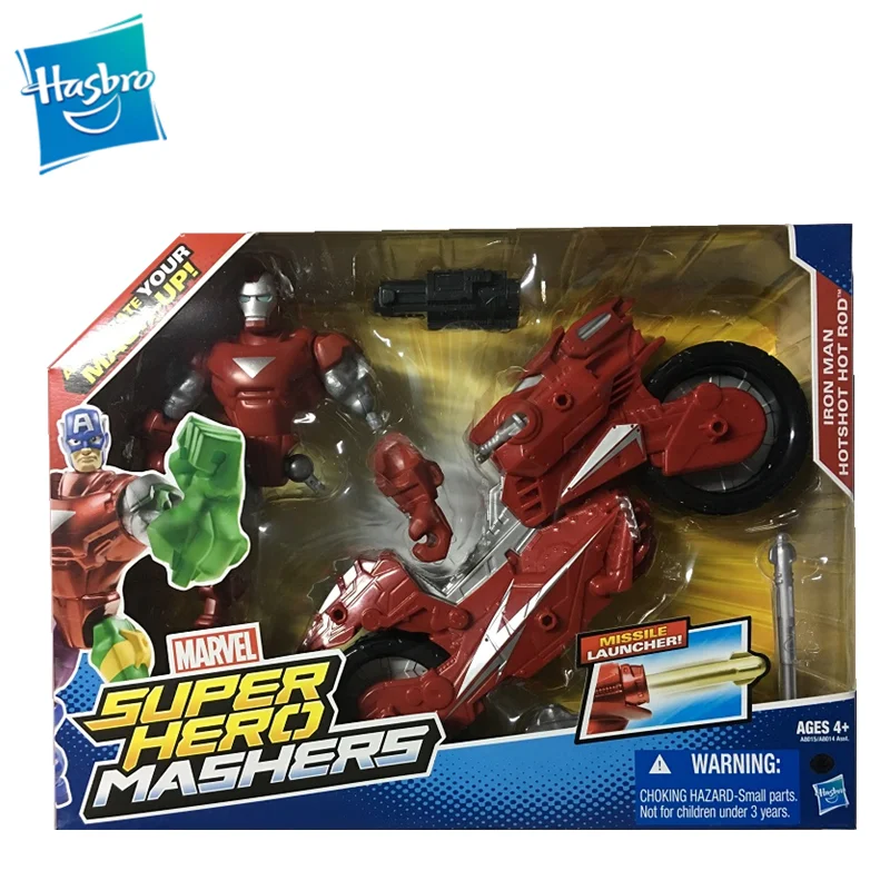 

Hasbro authentic Marvel legendary Spider-Man Iron Man Hulk model Classic robot animated hero Toy Boy Birthday Christmas gift