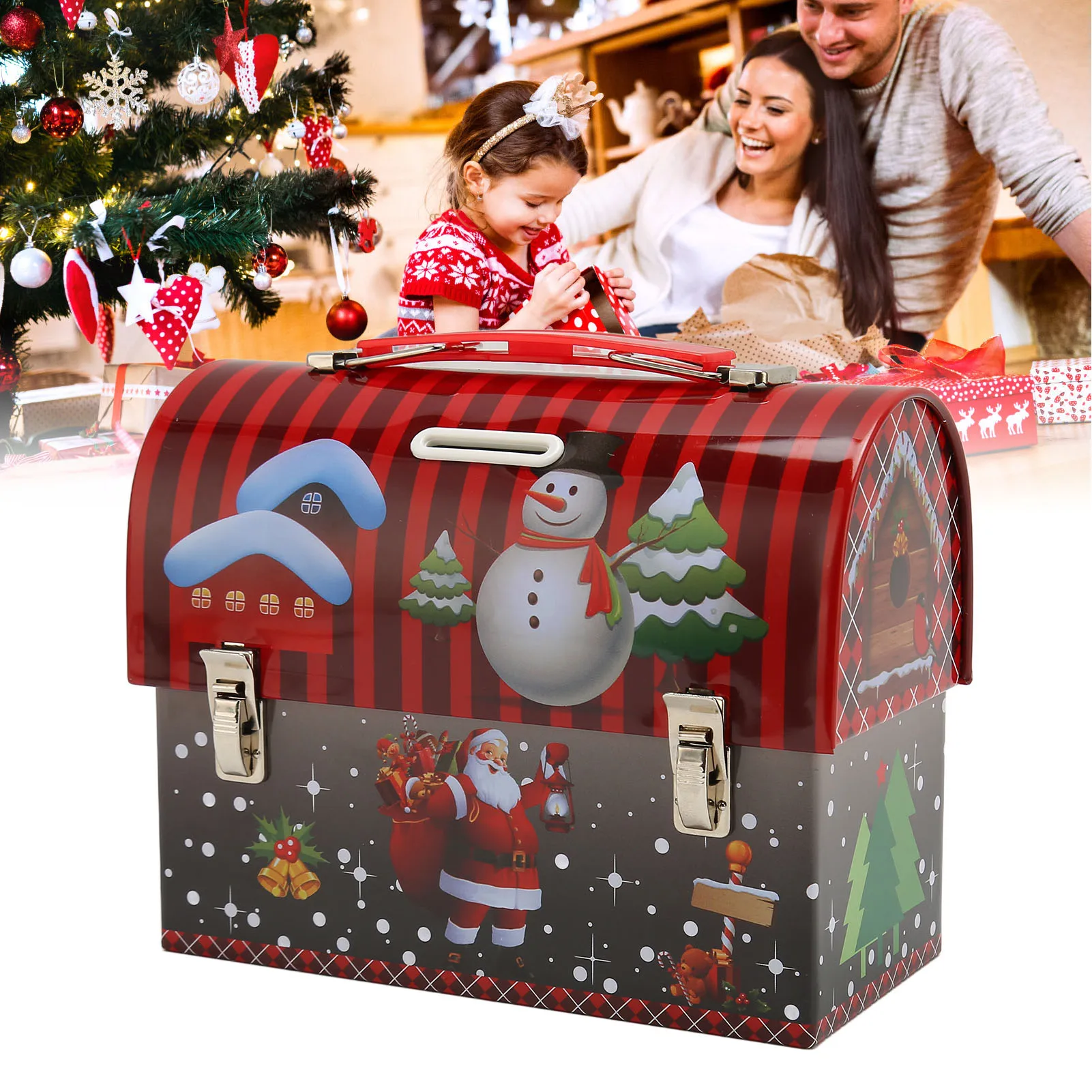 Christmas HD Printed Storage Piggy Bank 2