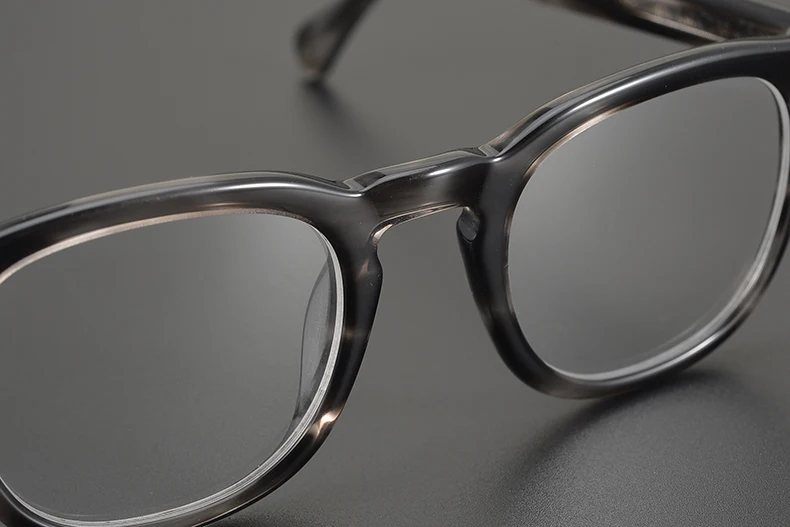 Japanische Handmade Acetat Brille Rahmen Männer Retro Brillen Frauen Optische Myopie Brillen Blau Licht Gafas OV504 – Detail 10