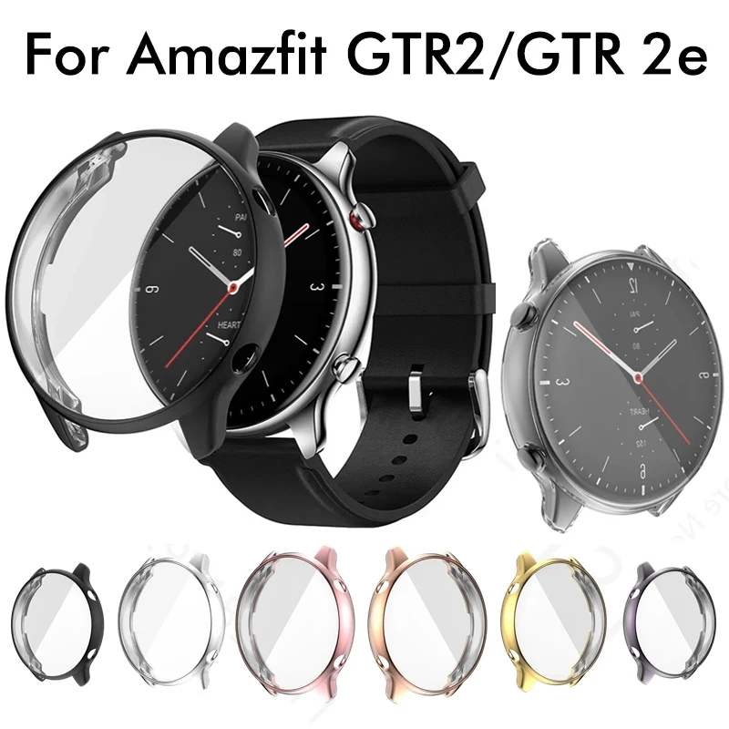 Watch Protective Cover Case Screen Protector For Amazfit GTR 2e GTR2 Smart Watch TPU