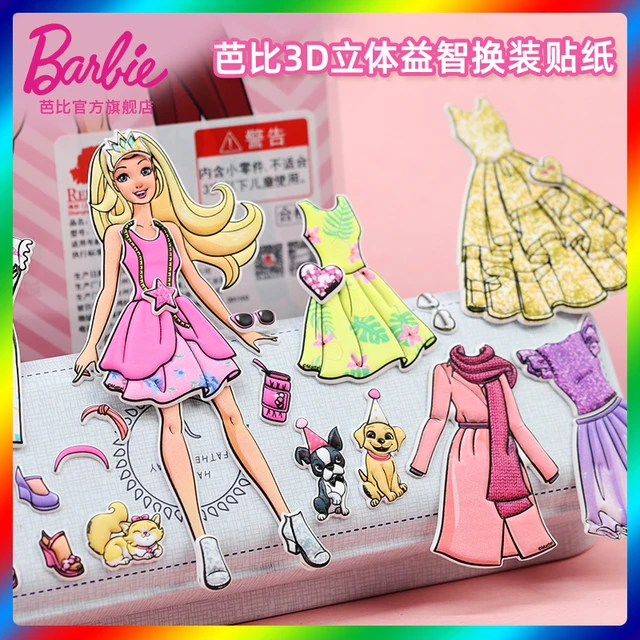 Kawaii Barbie Desenho Livro Princesa Pintura Imagem Livros Crianças  Educativo Colorir Criativo Arte Presentes Brinquedos Catroon Álbum - Bonecas  - AliExpress