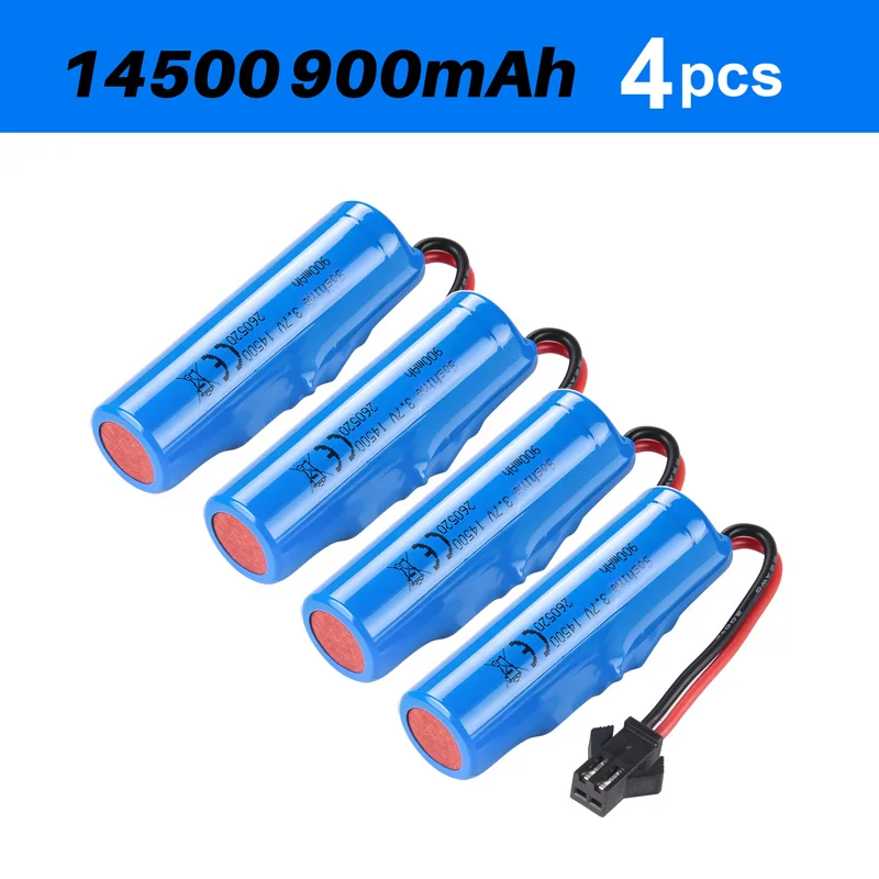 900mah battery 4pc
